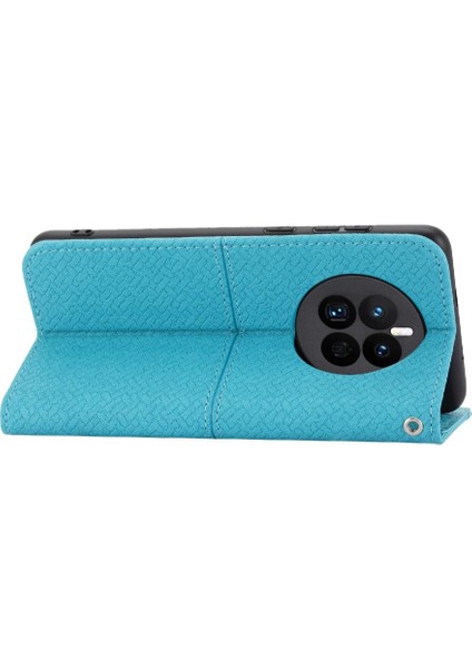 Huawei Mate 50 Flip Folio Kitap Kredi Kartı Tutucu El Cüzdan Pu (Yurt Dışından)