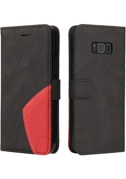 Samsung Galaxy S8 Artı Pu Deri Flip Folio Kılıf Kickstand ile (Yurt Dışından)