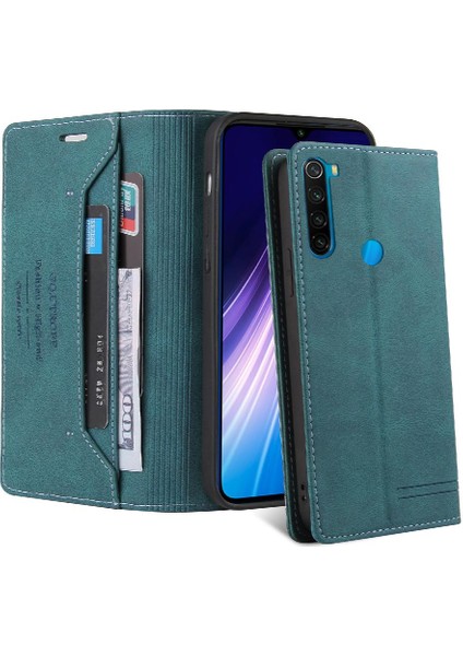 Xıaomı Redmi Için Not 8t Iki Kart Yuvaları Premium Deri Kickstand (Yurt Dışından)