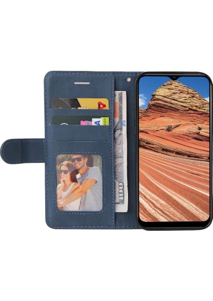 Vıvo Y20/YVIVO/Y20I Pu Deri Flip Folio Kılıf Için Kart ile Kickstand (Yurt Dışından)