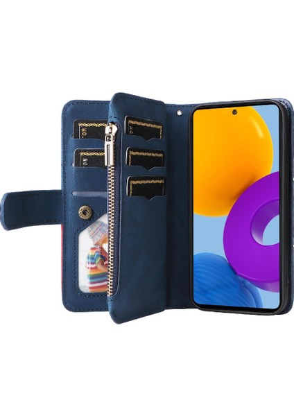 Samsung Galaxy M52 5g Için Kılıf Kart Yuvası Standı ile Fermuar Cüzdan Tarzı (Yurt Dışından) indirimleri