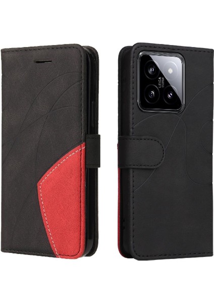 Kart Yuvası Standı ile Xiaomi 14 Pu Deri Flip Folio Kılıf (Yurt Dışından) fırsatları
