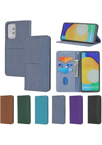 Samsung Galaxy A52 4g/5g El Cüzdan Flip Folio Kitap Kredi Kartı (Yurt Dışından)