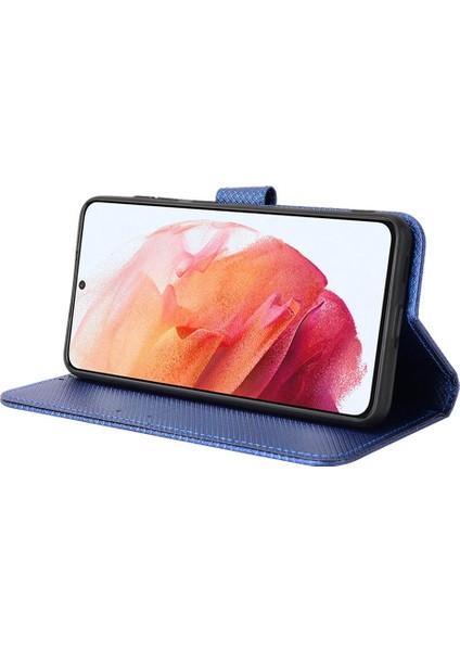 Samsung Galaxy S21 Fe Kart Tutucu Için Kickstand Manyetik Cüzdan Kapak (Yurt Dışından)