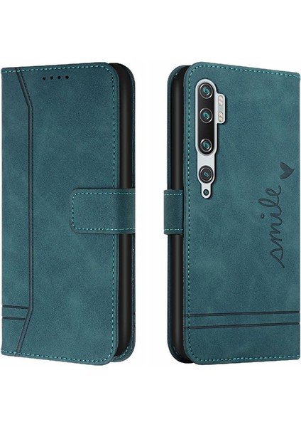 Telefon Kılıfı Için Xiaomi Mi Not 10/not 10 Pro Pu Deri El Kayışı Kapatma (Yurt Dışından)