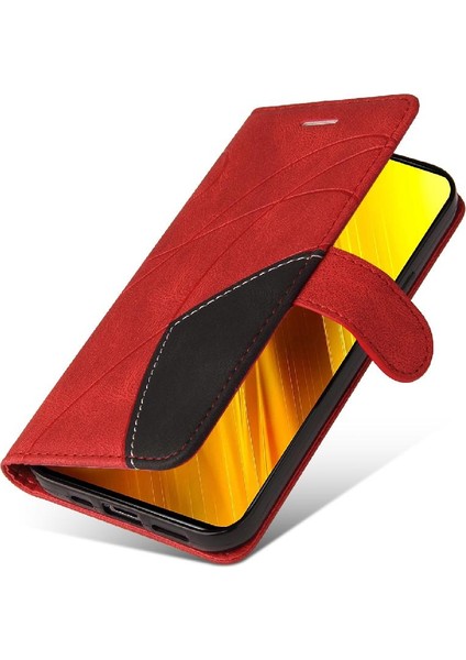 Xiaomi Poco X3/x3 Pro/x3 Nfc Kickstand Koruyucu Pu Deri Flip Case (Yurt Dışından)