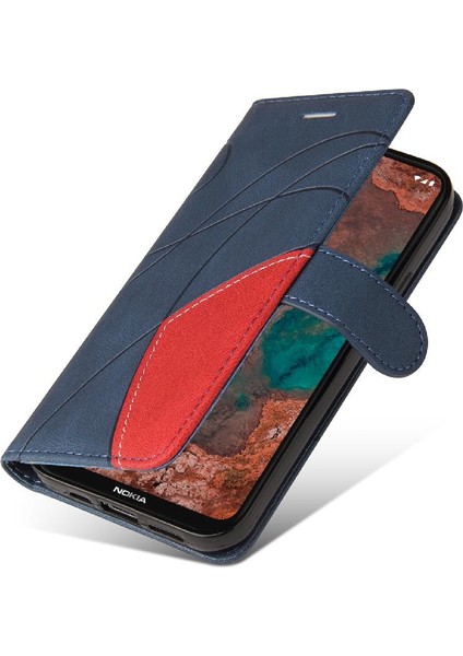 Nokia X10/X20 Pu Deri Flip Folio Kılıf Kickstand Koruyucu (Yurt Dışından)