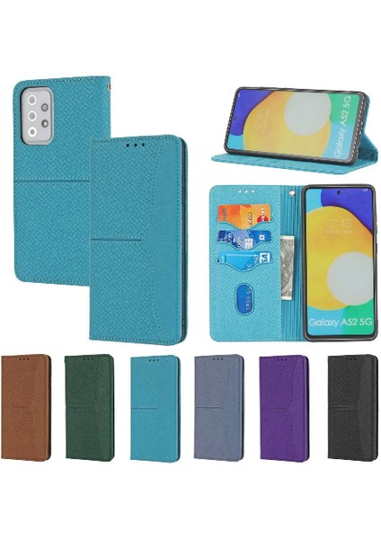 Samsung Galaxy A73 El Cüzdan Pu Deri Kapak Çevirin Folio Kitap (Yurt Dışından)