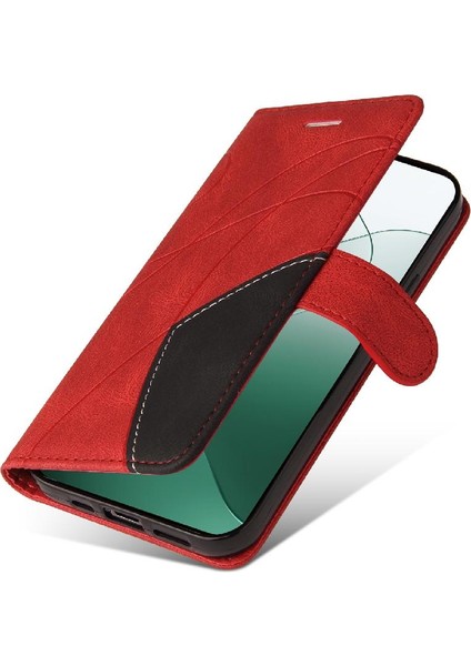 Kart Yuvası Standı ile Xiaomi 14 Pu Deri Flip Folio Kılıf (Yurt Dışından) modelleri