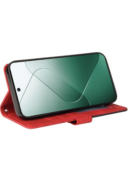 Kart Yuvası Standı ile Xiaomi 14 Pu Deri Flip Folio Kılıf (Yurt Dışından) indirimleri