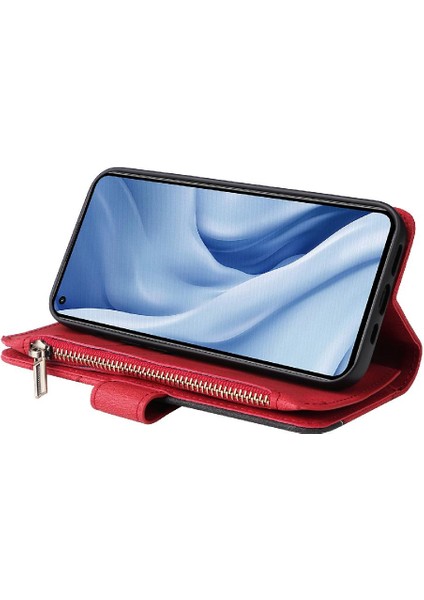 Xiaomi 11 Lite Fermuar Cüzdan Tarzı Iki Renkli Dikiş Kickstand (Yurt Dışından) indirimleri