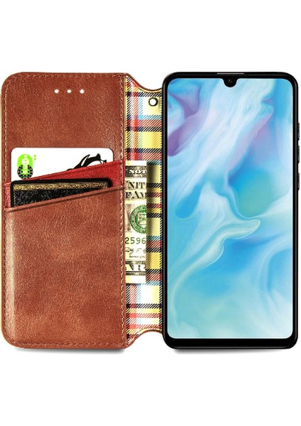 Huawei P30 Lite Flip Kapak Için Kılıf Moda Tasarım Cüzdan Fonksiyon Vaka (Yurt Dışından) indirimleri