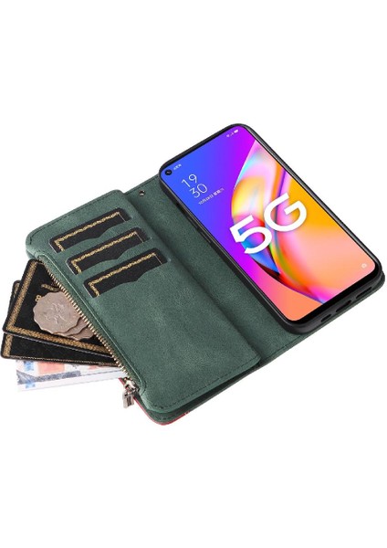 Oppo A93 5G/A74 5G/A54 5g Kickstand Koruyucu Dokuz Kart Yuvaları Için Kılıf (Yurt Dışından)