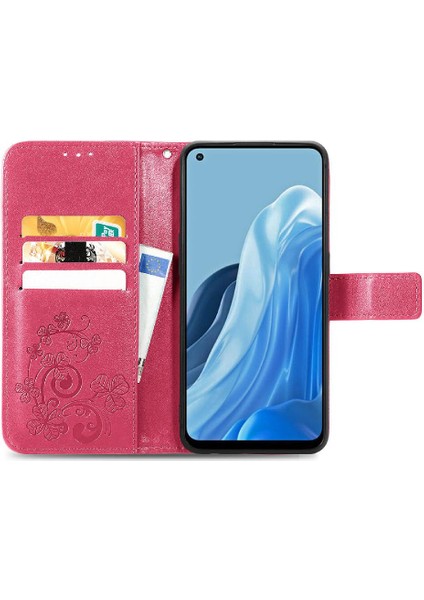 Oppo Case 7 4g Için Kılıf Kapak Çevirin Kılıf Dört Yapraklı Yonca Zarif (Yurt Dışından) fırsatları
