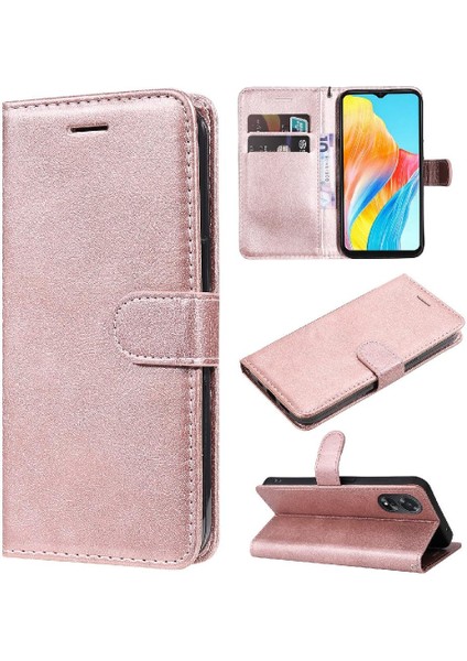 Oppo A38 4g Için Flip CASE/A18 4g Kart Yuvası ile Yüksek Kaliteli Deri Telefon (Yurt Dışından)