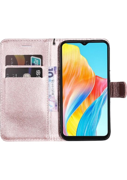 Oppo A38 4g Için Flip CASE/A18 4g Kart Yuvası ile Yüksek Kaliteli Deri Telefon (Yurt Dışından)