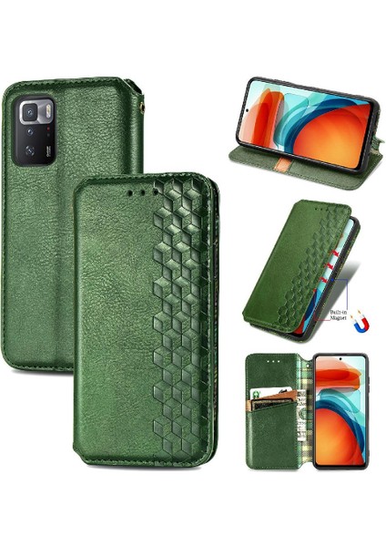 Xıaomı Poco X3 Gt Için Kılıf Moda Tasarımı Zarif Iş Cüzdan Flip (Yurt Dışından)