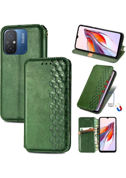 Xıaomı Redmi 12C Deri Kılıf Moda Tasarımı Zarif Iş Için Kılıf (Yurt Dışından)