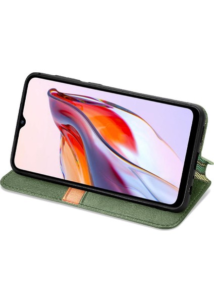 Xıaomı Redmi 12C Deri Kılıf Moda Tasarımı Zarif Iş Için Kılıf (Yurt Dışından)