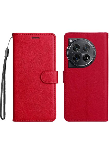 Oneplus 12 5g Için Flip Case Kart Yuvası ile Yüksek Kaliteli Deri Iş (Yurt Dışından)
