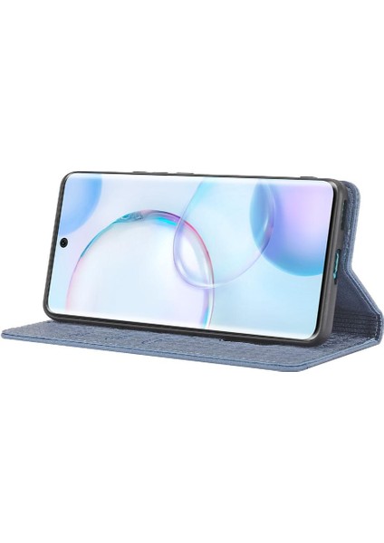 Huawei Nova 9 Için Kılıf El Cüzdan Kredi Kartı Tutucu Flip Folio Kitap Pu (Yurt Dışından)