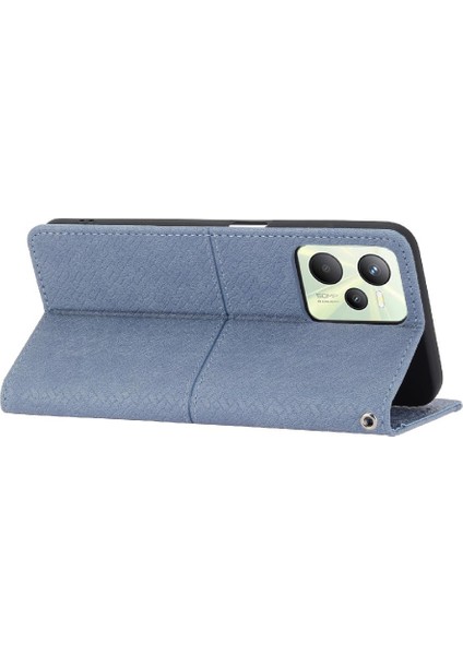 Realme C35 Kredi Kartı Tutucu Pu Deri Kapak Flip Folio Kitap Için Kılıf (Yurt Dışından) indirimleri