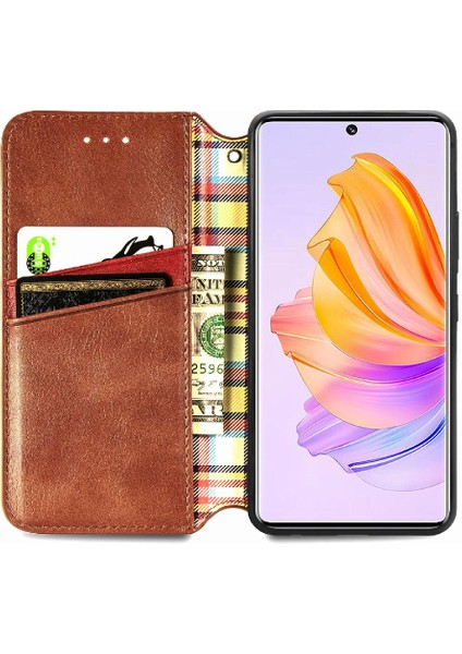 Huawei Onur Için Kılıf 80SE Moda Tasarım Deri Kılıf Kapak Kapak Iş (Yurt Dışından) fırsatları
