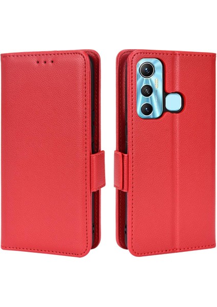 Infinix Sıcak 11/X662 Manyetik Cüzdan Pu Deri Yan Toka Kartı Için Kılıf (Yurt Dışından)