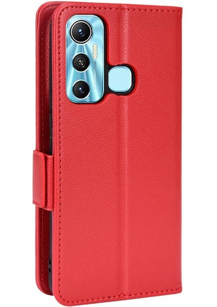 Infinix Sıcak 11/X662 Manyetik Cüzdan Pu Deri Yan Toka Kartı Için Kılıf (Yurt Dışından)