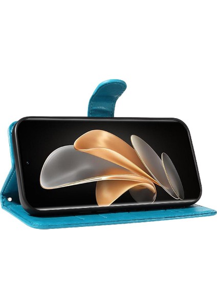 Vıvo V29 5g Cüzdan Telefon Kılıfı ve Kart Yuvası Kabartmalı Kelebek Için Kılıf (Yurt Dışından)