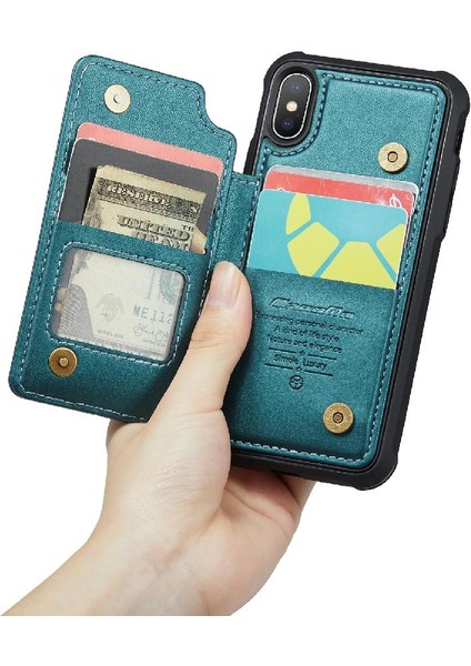 IPhone Xs Max Kickstand Rfıd Engelleme Ince Kılıf Pu (Yurt Dışından) fırsatları