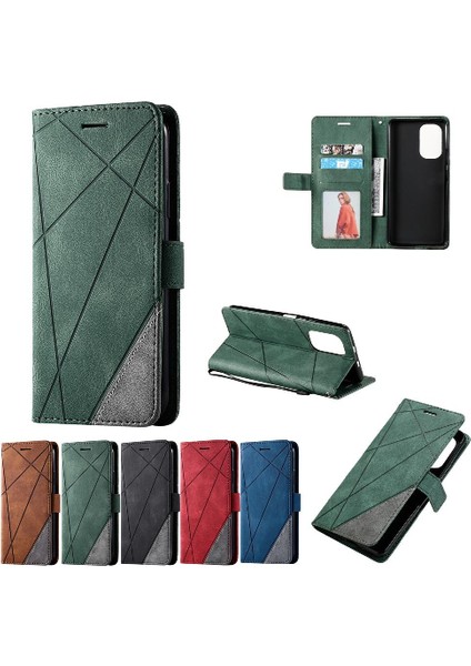 Xiaomi Poco F3 Pu Deri Manyetik Cüzdan Flip Folio Kart Tutucu (Yurt Dışından)