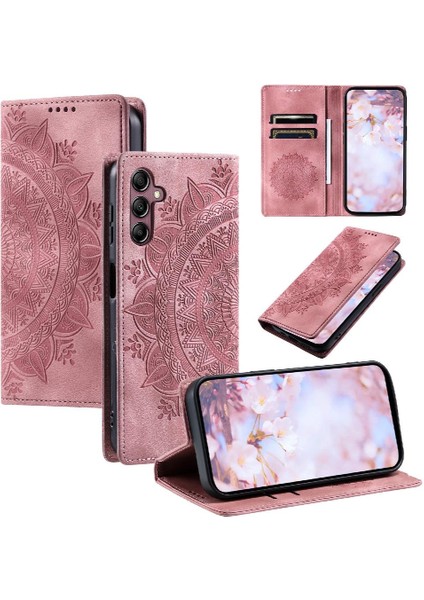 Samsung Galaxy A05S Kart Ekleme Tam Koruma Pu Deri Kılıf (Yurt Dışından)