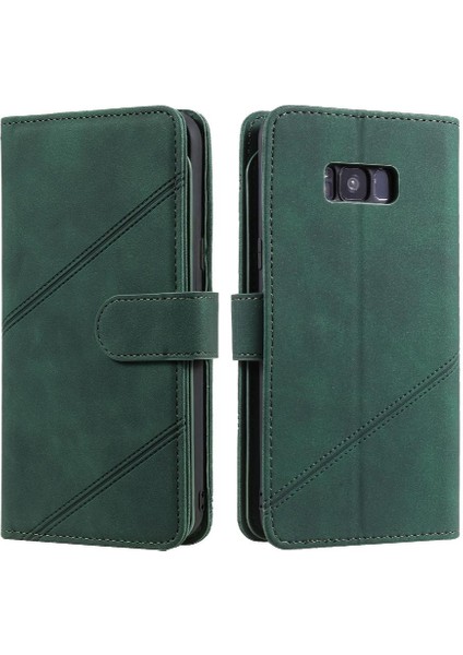Samsung Galaxy S8 Artı Kart Tutucu Kickstand Pu Deri Manyetik (Yurt Dışından)