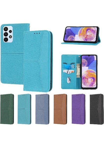 Mays Shop Samsung Galaxy A23 4g/5g Flip Folio Kitap El Cüzdan Kredi Kartı (Yurt Dışından)