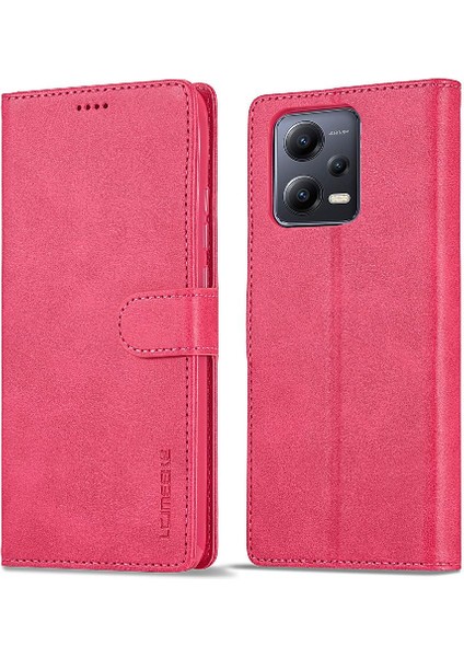 Xiaomi Redmi Not 12 Pro Artı Buzağı Doku Yatay Flip Case (Yurt Dışından)