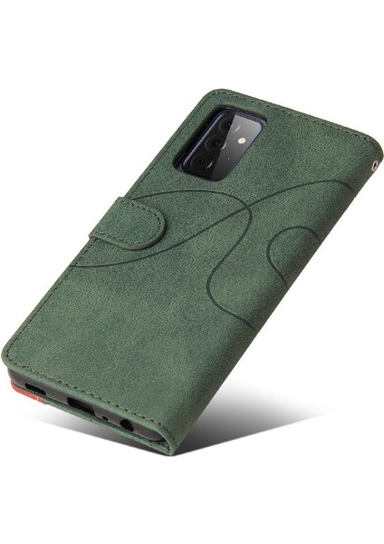 Kart Yuvası ile Samsung Galaxy A72 Pu Deri Flip Folio Kılıf (Yurt Dışından) fırsatları