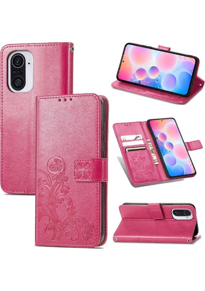 Xiaomi Redmi Için Kılıf K40/K40 Pro Zarif Iş Deri Kılıf Flip (Yurt Dışından)