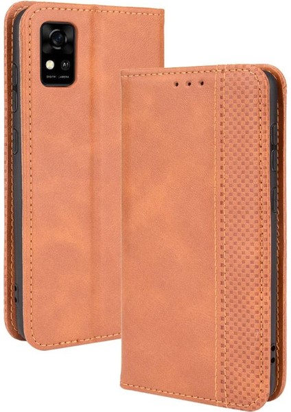 Zte Blade Magnetic Manyetik Kapatma Pu Deri Cüzdan Kılıf (Yurt Dışından)