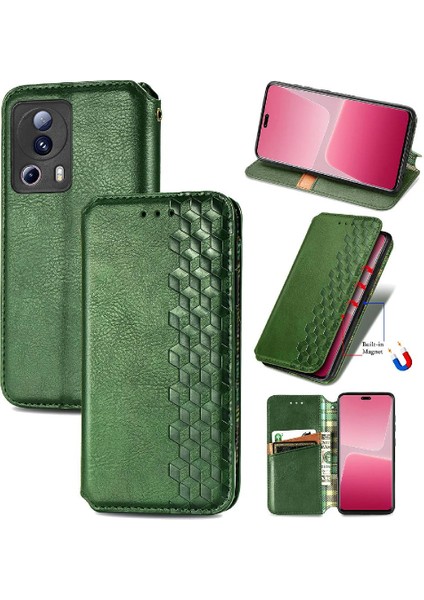 Xıaomı 13 Lite Için Kılıf Kılıf Kapak Kapak Moda Tasarım Cüzdan (Yurt Dışından)