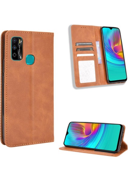 Infinix Sıcak 9 Oyun Cüzdan Pu Deri Manyetik Kapatma Için Kılıf (Yurt Dışından)