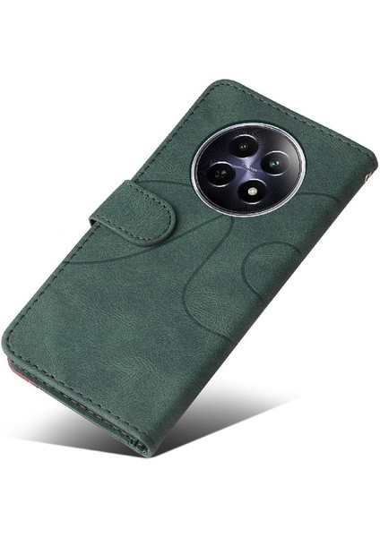 Realme 12 5g Kickstand Koruyucu Pu Deri Flip Folio Kılıf Için Flip Case (Yurt Dışından) fırsatları