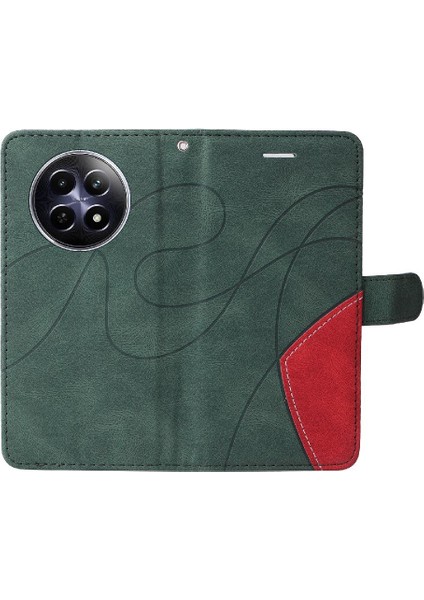 Realme 12 5g Kickstand Koruyucu Pu Deri Flip Folio Kılıf Için Flip Case (Yurt Dışından) indirimleri