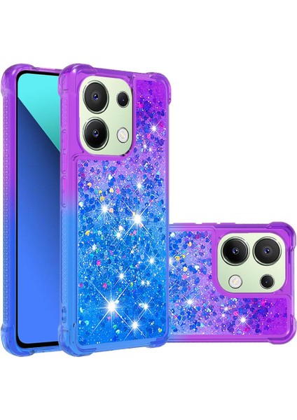 Xiaomi Redmi Için Not 13 4g Akan Sparkle Hareketli Kapak Temizle Tampon (Yurt Dışından)