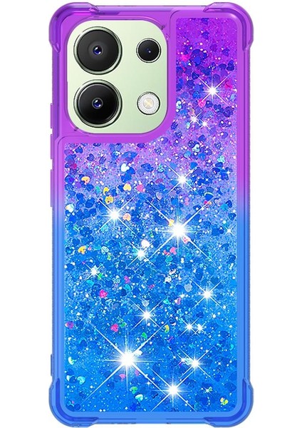 Xiaomi Redmi Için Not 13 4g Akan Sparkle Hareketli Kapak Temizle Tampon (Yurt Dışından)