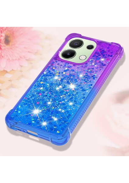 Xiaomi Redmi Için Not 13 4g Akan Sparkle Hareketli Kapak Temizle Tampon (Yurt Dışından)