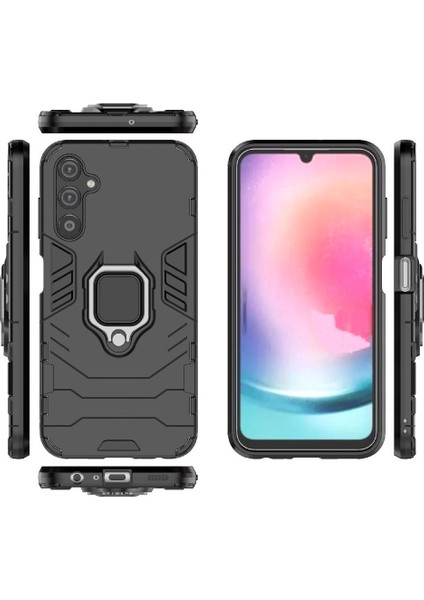 Samsung Galaxy A25 5g Kickstand Askeri Damla Koruma Halkası (Yurt Dışından) modelleri