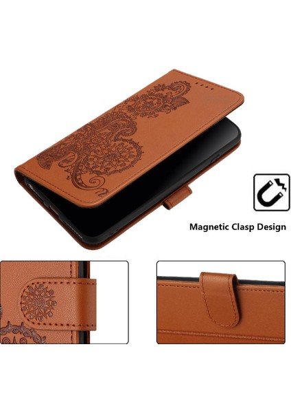 Mays Shop Xiaomi 14 Kickstand Koruyucu Pu Deri Manyetik Kapatma Flip Case (Yurt Dışından)