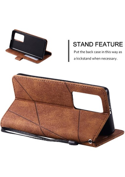 Huawei P40 Pro Manyetik Cüzdan Flip Için Kılıf Folio Kart Tutucu Kickstand (Yurt Dışından)