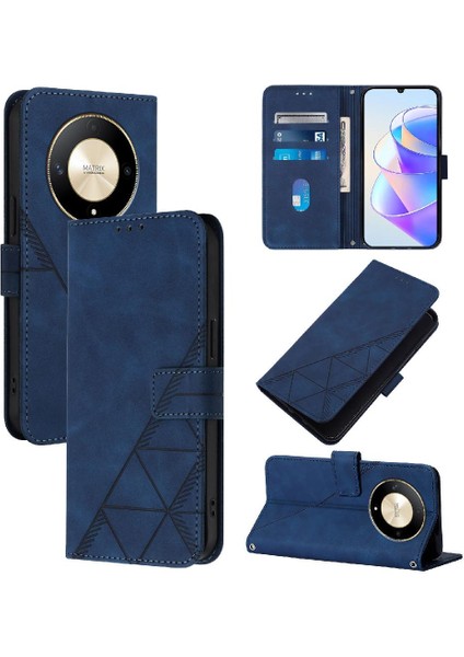 Onur Için Kılıf Sihirli 6 Lite 5g Cüzdan Kapak Kredi Kartı Tutucu Flip Folio (Yurt Dışından)